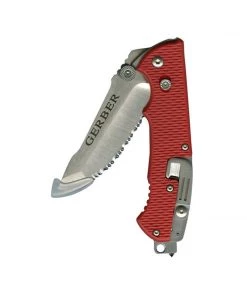 GERBER Hinderer Rescue - Serrated, Sheath - Tactical Survival Knives And Multi-tools
