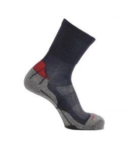 HORIZON SOCKS Coolmax® Hiker (Technical Socks) - Navy+Grey+Red