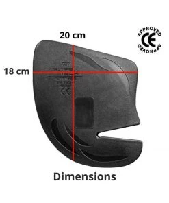 MOTOTECH Protective Riding Gear Safetech Armour Insert - Level 2 - Hip - One Pair