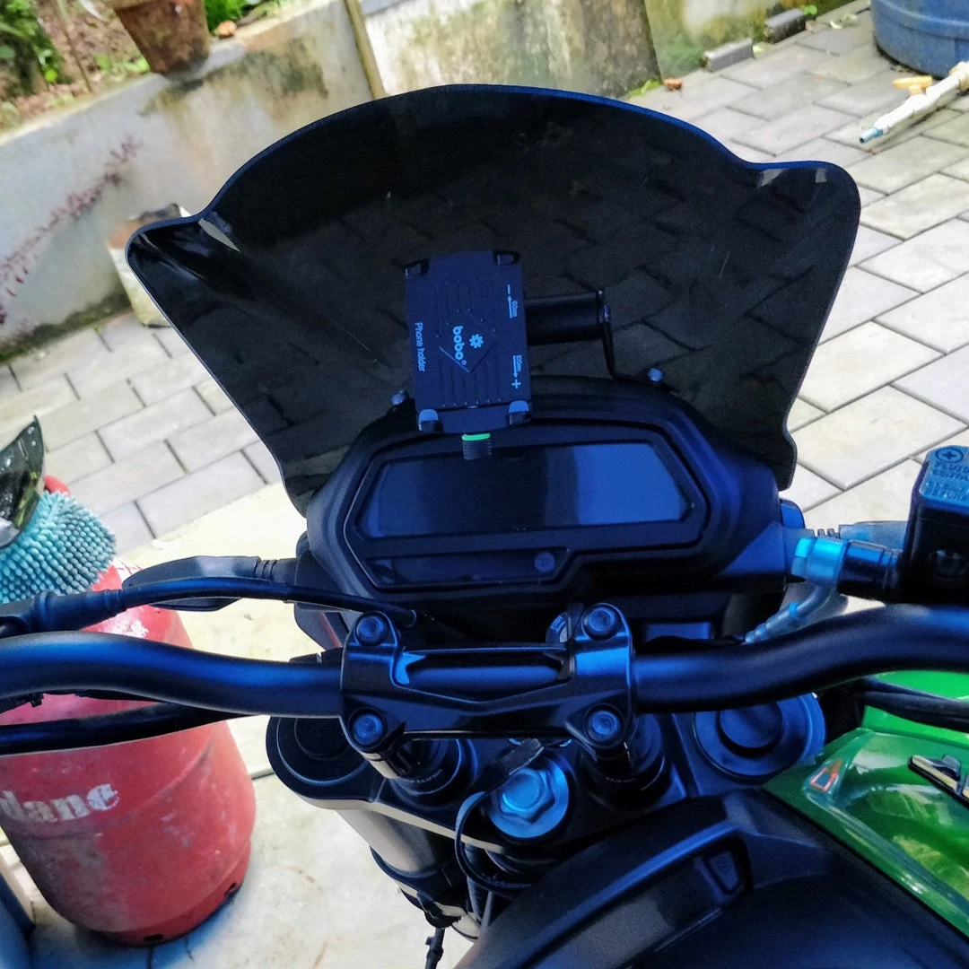 MOTOURENN Bajaj Dominar Smartphone Mount Holder (For Bigger Windshields) Motorbiking Accessories 3 MOTOURENN Bajaj Dominar Smartphone Mount Holder (For Bigger Windshields) Motorbiking Accessories