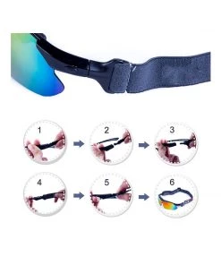 JR Gear Eyewear For Cycling & Outdoors - Santorini Black