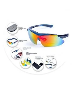 JR Gear Eyewear For Cycling & Outdoors - Santorini Black