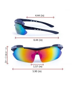 JR Gear Eyewear For Cycling & Outdoors - Santorini Black