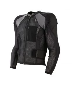 KNOX Armoured Defender Shirt - Black+Grey Protective Riding Gear