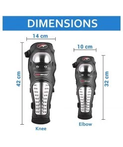 OutdoorTravelGear.com Probiker Knee And Elbow Guards Set