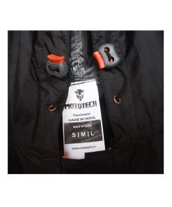 MOTOTECH Hurricane Waterproof Rain Overjacket - Black