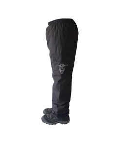 MOTOTECH Hurricane Rain Overtrousers - Waterproof Pants - Black Lifestyle Motorbiking Apparel