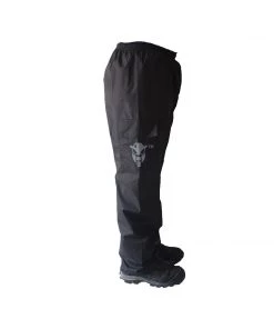 MOTOTECH Hurricane Rain Overtrousers - Waterproof Pants - Black Lifestyle Motorbiking Apparel