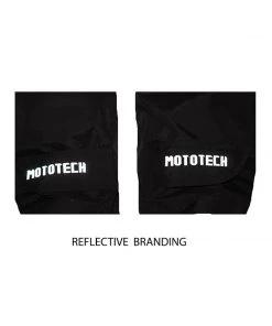 MOTOTECH Hurricane Rain Overtrousers - Waterproof Pants - Black Lifestyle Motorbiking Apparel