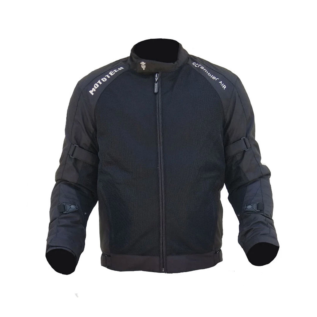 MOTOTECH Protective Riding Gear Scrambler Air Motorcycle Riding Jacket V2 - Black - Level 2 4 MOTOTECH Protective Riding Gear Scrambler Air Motorcycle Riding Jacket V2 - Black - Level 2