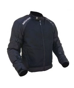 MOTOTECH Protective Riding Gear Scrambler Air Motorcycle Riding Jacket V2 - Black - Level 2