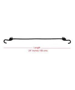 MOTOTECH Grappler Bungee Tie-Down - 24"/ 60 Cms - Black - 8mm - Pack Of 2 Bungee Tie-downs & Luggage 7 MOTOTECH Grappler Bungee Tie-Down - 24