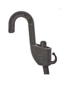 MOTOTECH Grappler Bungee Tie-Down - 48"/120cms - Black - 8mm - Pack Of 2