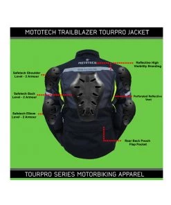 MOTOTECH Protective Riding Gear Trailblazer TourPro Riding Jacket - Level 2