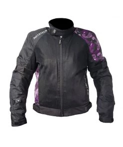 MOTOTECH Protective Riding Gear Scrambler Air Women's Motorcycle Jacket Level 2 - Purple