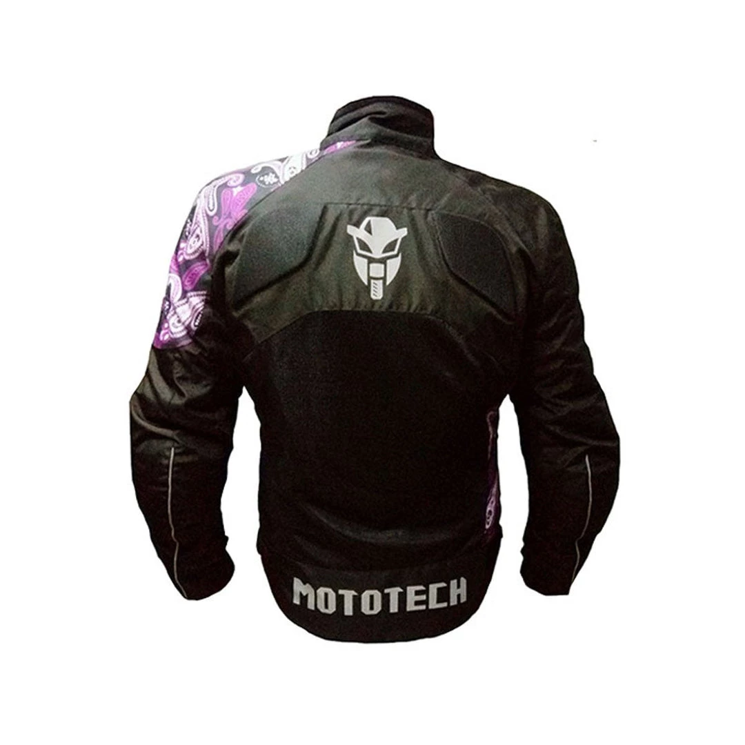 MOTOTECH Protective Riding Gear Scrambler Air Women's Motorcycle Jacket Level 2 - Purple 2 MOTOTECH Protective Riding Gear Scrambler Air Women's Motorcycle Jacket Level 2 - Purple