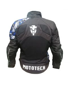 MOTOTECH Protective Riding Gear Scrambler Air Women's Motorcycle Jacket Level 2 - Blue