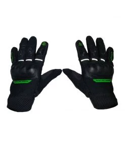 MOTOTECH Protective Riding Gear Urbane - Short Carbon Motorcycle Gloves - Green 9 MOTOTECH Protective Riding Gear Urbane - Short Carbon Motorcycle Gloves - Green