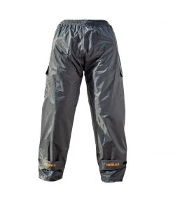 MOTOTECH Hurricane Rain Overtrousers - Waterproof Pants - Dark Grey Lifestyle Motorbiking Apparel