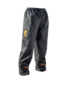 MOTOTECH Hurricane Rain Overtrousers - Waterproof Pants - Dark Grey Lifestyle Motorbiking Apparel