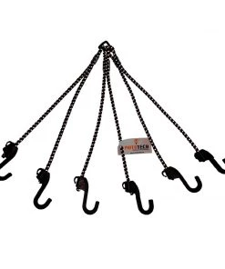MOTOTECH Reflective Hexapod Bungee Tie-down System - 32" / 80cms - Black