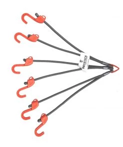 MOTOTECH Hexapod Bungee Tie-down System - 32" / 80cms - Grey + Orange Bungee Tie-downs & Luggage