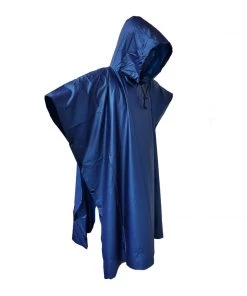 QUIPCO Thunder Rain Poncho - Blue