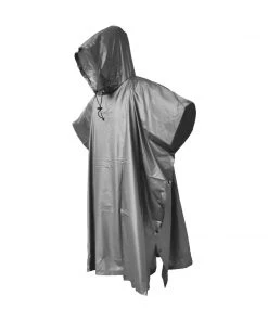 QUIPCO Thunder Rain Poncho - Grey Adventure Travel Clothing