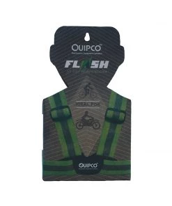QUIPCO Cycling Accessories Flash Hi Viz Suspenders - Fluo Green