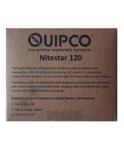QUIPCO Lights And Hydration Equipment Nitestar 120 Headlamp / Flashlight
