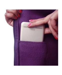 QUIPCO Adventure Travel Clothing Tundra 200 Fleece Women's Jacket - Purple