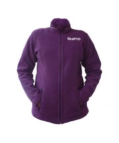 QUIPCO Adventure Travel Clothing Tundra 200 Fleece Women's Jacket - Purple