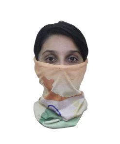 QUIPCO Dune Tube India Map - Multifunction Headwear Lifestyle Motorbiking Apparel