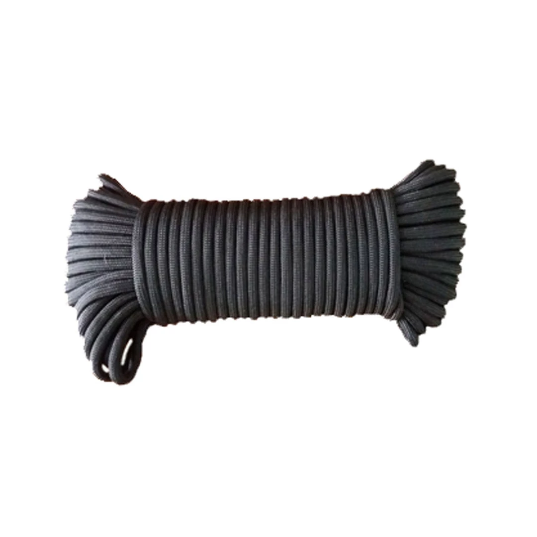 QUIPCO S.O.S Paracord - High Strength Utility Cord - Black - 50 Feet / 15 Metres 1 QUIPCO S.O.S Paracord - High Strength Utility Cord - Black - 50 Feet / 15 Metres
