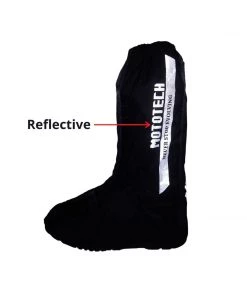 MOTOTECH Motorbiking Accessories Trooper Boot Covers - Overboots - Grey