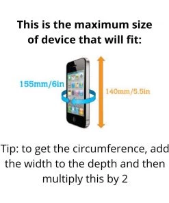 AQUAPAC Waterproof Bags And Cases Waterproof Phone Case For Screen Size Upto 5.5 Inches