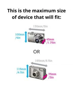 AQUAPAC Stormproof Waterproof Medium Pouch For Compact Camera