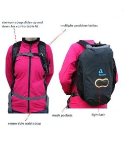 AQUAPAC Wet & Dry Lightweight Waterproof Backpack - 25L