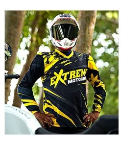 WANDERLOOMS Lifestyle Motorbiking Apparel Extreme Motocross Jersey