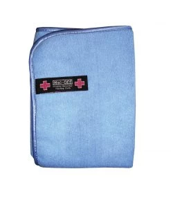 MUC-OFF Cleaning And Maintenance Premium Microfibre Polishing Cloth / Split-Fibre Cleaning, Drying Duster - Blue