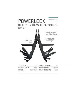 SOG Survival Knives And Multi-tools PowerLock Multi-Tool, Scissors - Nylon Pouch – B61N-CP 7 SOG Survival Knives And Multi-tools PowerLock Multi-Tool, Scissors - Nylon Pouch – B61N-CP