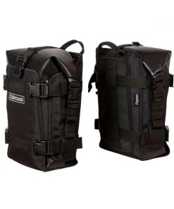 DIRTSACK Frogman Compact Sport - Adventure Crash Bar Bags - One Pair Bungee Tie-downs & Luggage