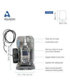 AQUAPAC Waterproof Radio Microphone / Wire-Through Case - Medium (9" X 4.5")