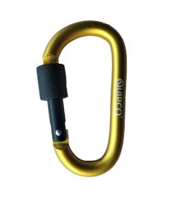 QUIPCO Coral Screwgate Accessory Carabiner - 8cms